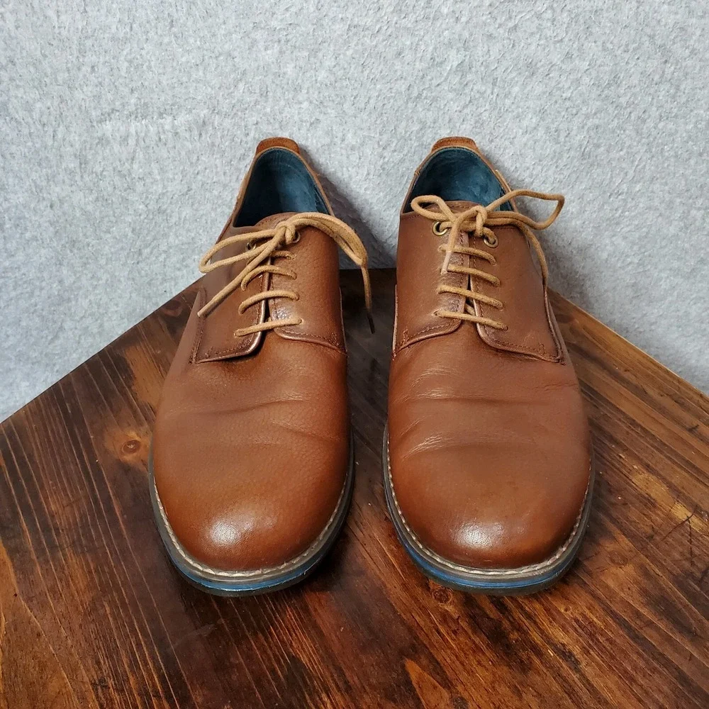 Pikolinos Men's Shoes Bristol Dress Oxfords Size 45 Brown Leather US Sz 12